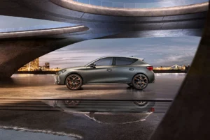 2024 cupra leon grey copper wheels side view