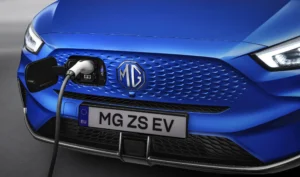 MG ZS EV charge port